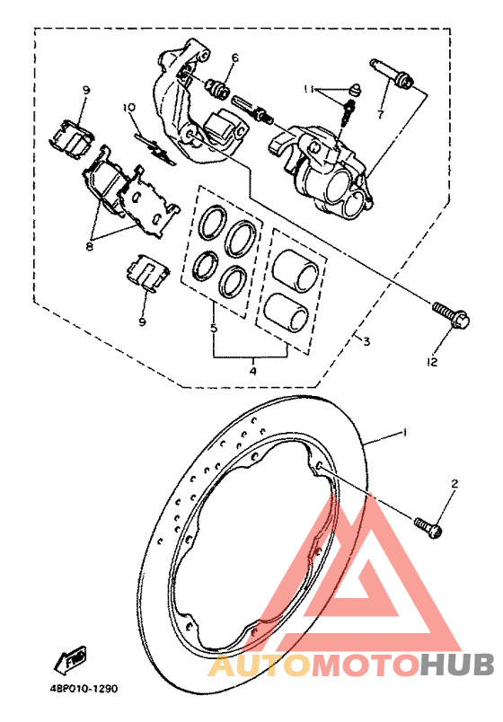 Передний суппорт