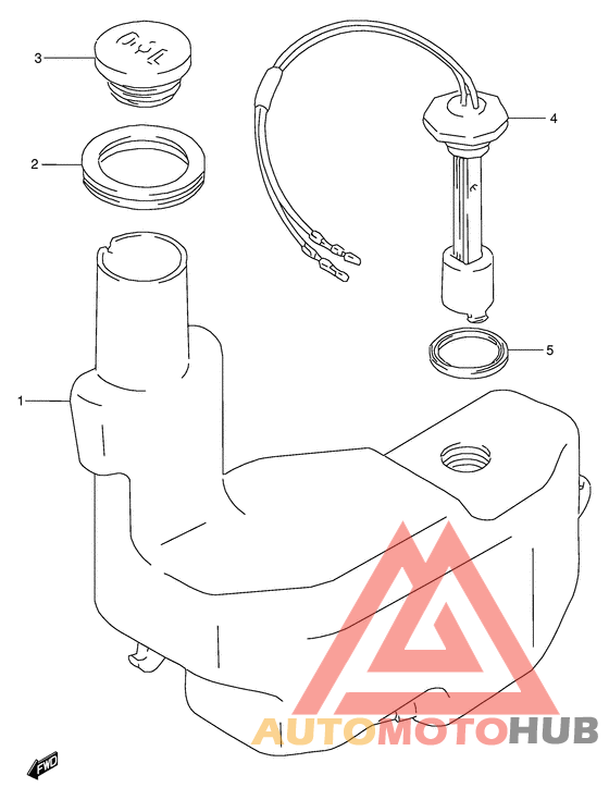 Бак масляный