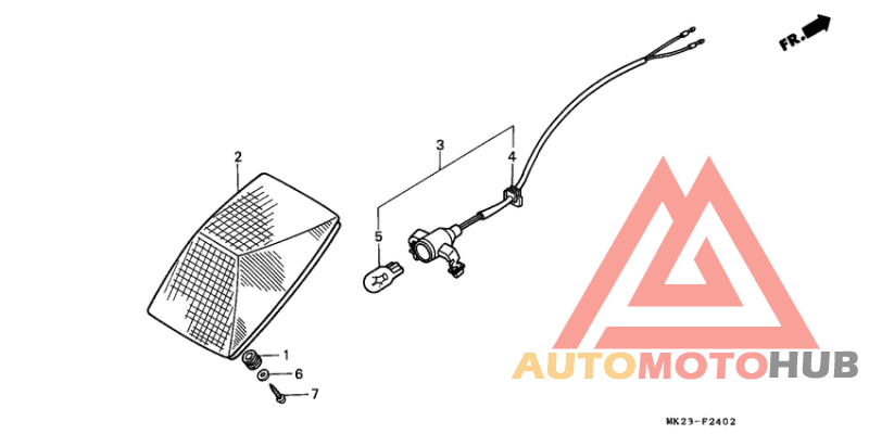 Taillight unit ass`y