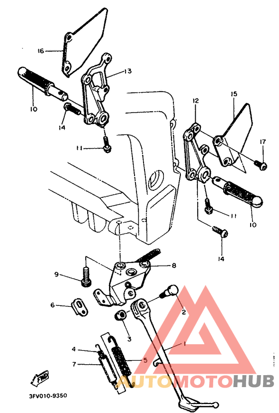 Stand. footrest