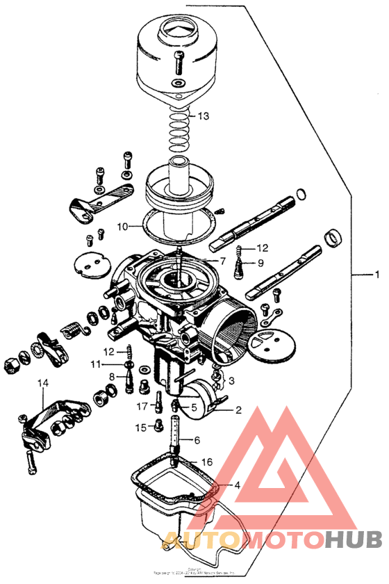 Right carburetor