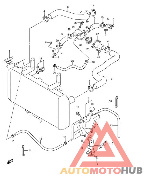 Радиатор hose