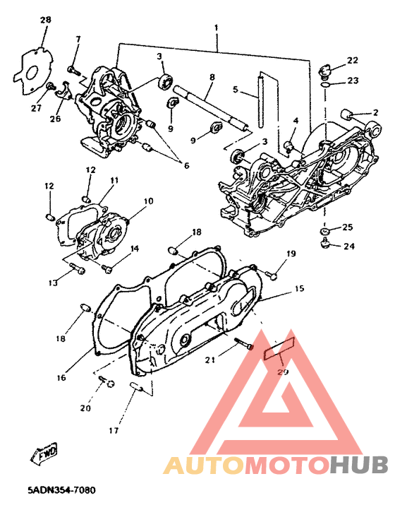 Картер двигателя