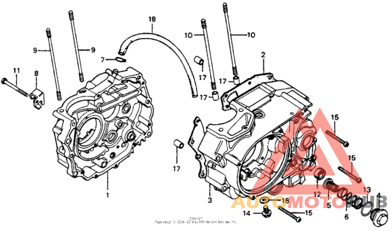 Картер двигателя