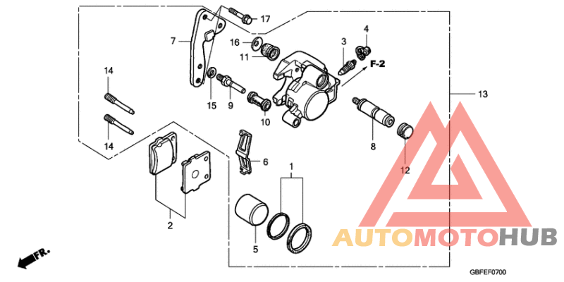 Передний суппорт