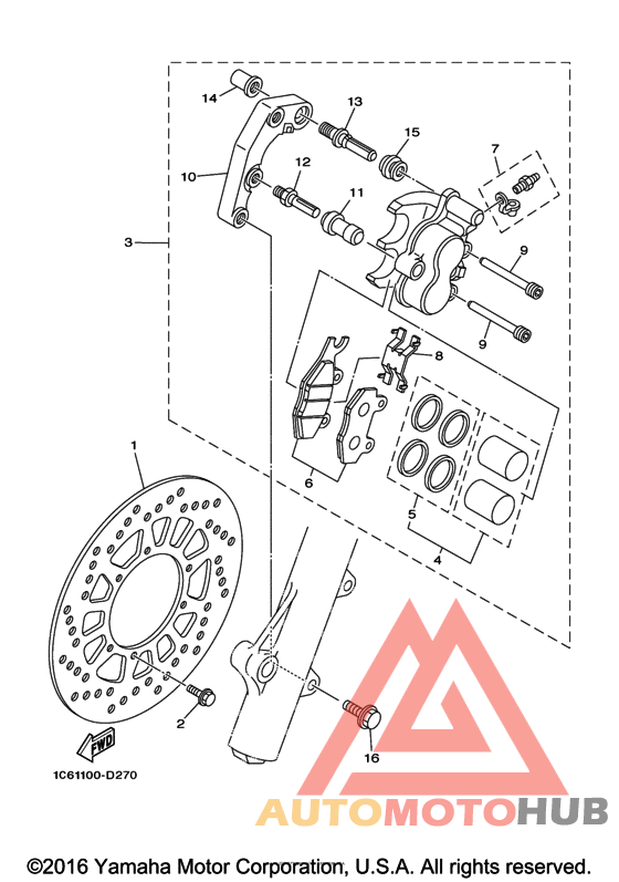 Передний суппорт