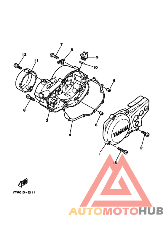 Crankcase cover ass`y  (v