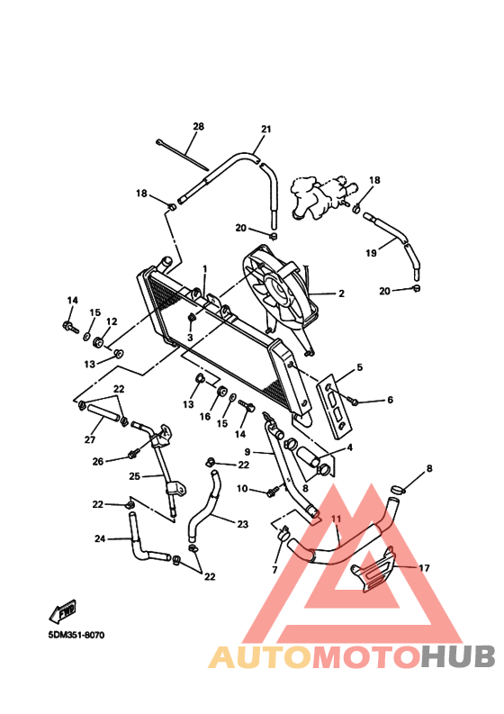 Радиатор и шланг
