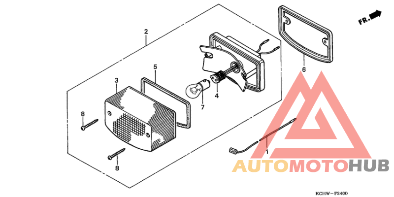 Taillight unit ass`y