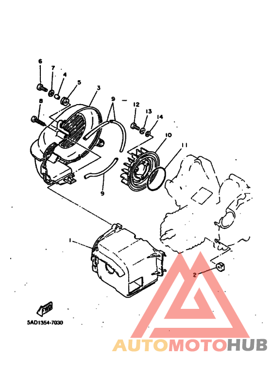 Воздухоотвод и вентилятор