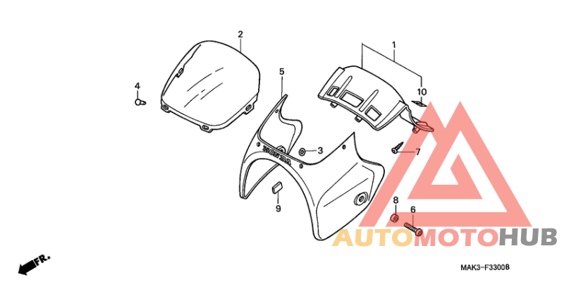 Передний обтекатель