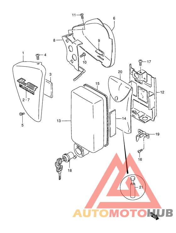 Обтекатель задний
