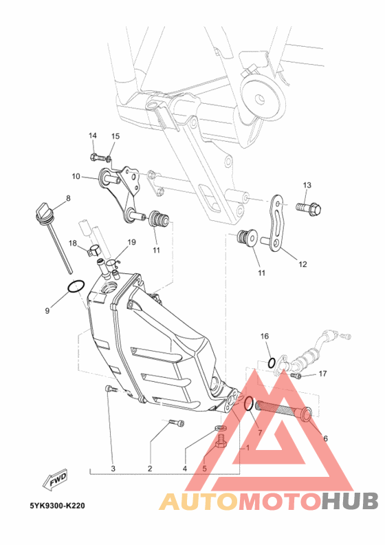 Бак масляный