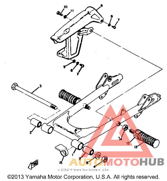 Rear arm & chain case