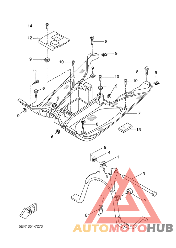 Stand. footrest