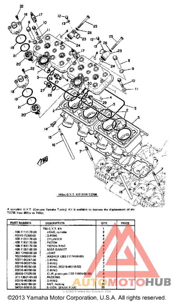 Cylinder head - cylinder