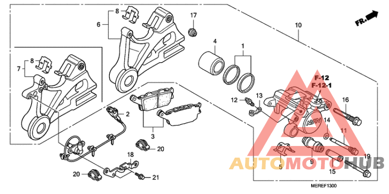 Задний суппорт