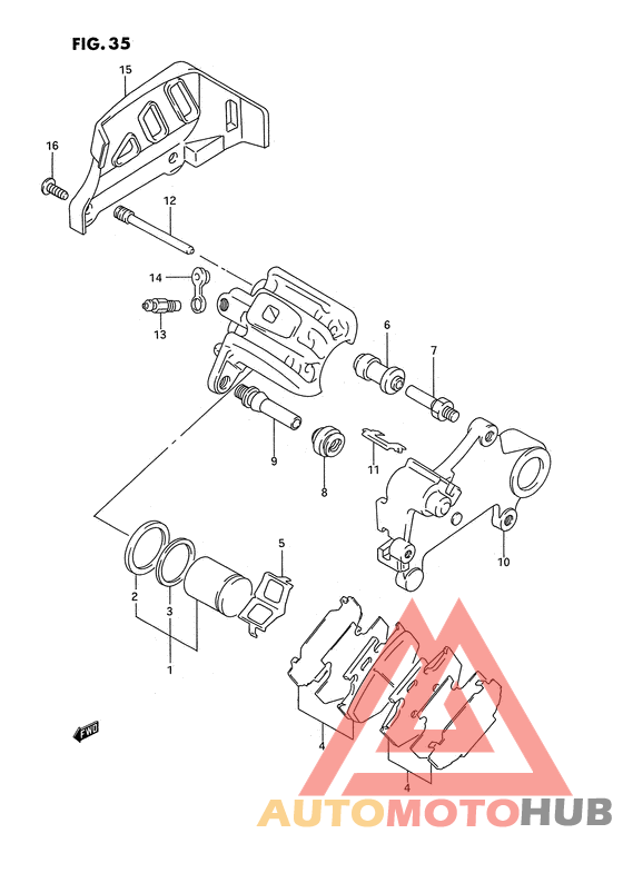 Задний суппортs