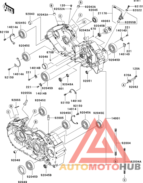 Картер двигателя