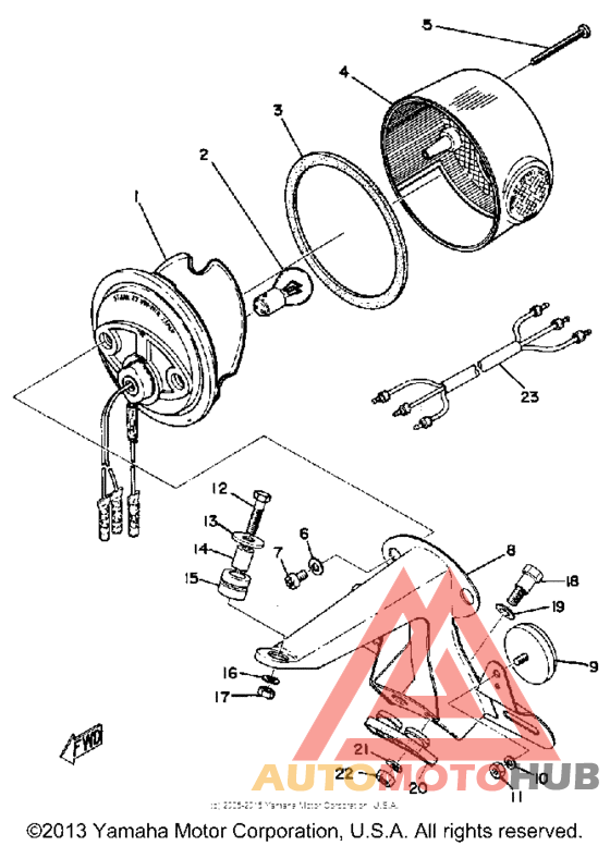 Задний фонарь