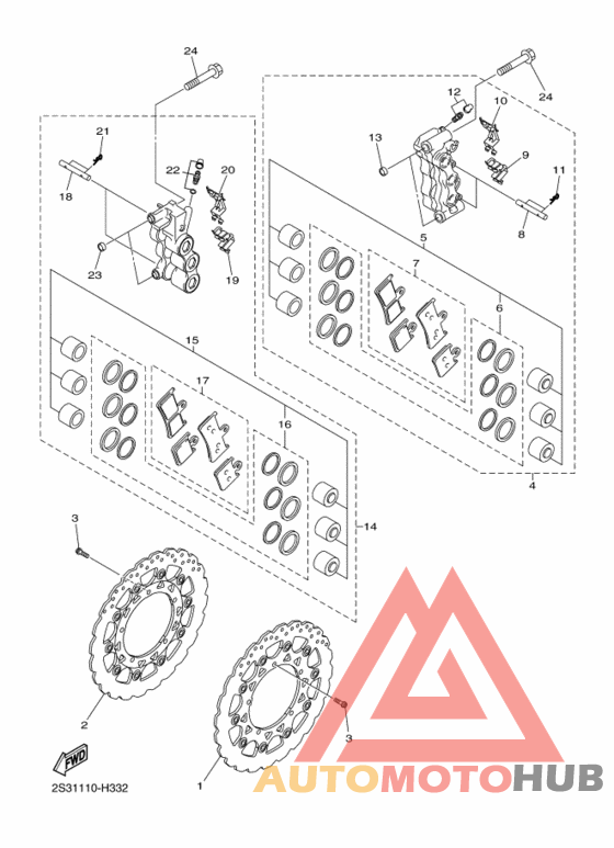 Передний суппорт