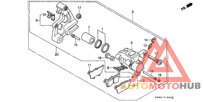 Задний суппорт