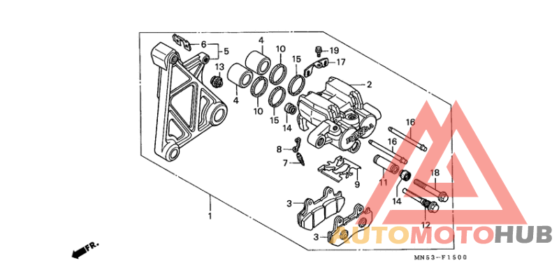 Задний суппорт