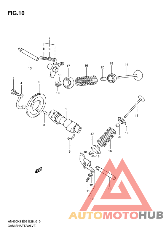 Распредвал / клапан