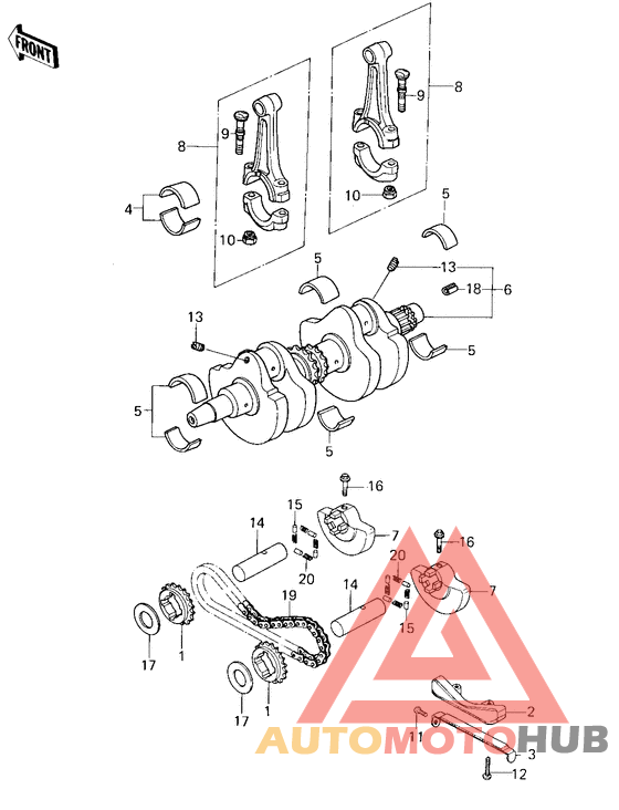 Crankshaft/balancer
