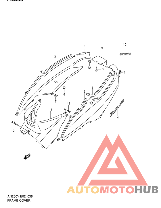 Обтекатель задний