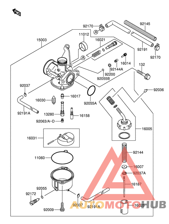 Carburetor assy