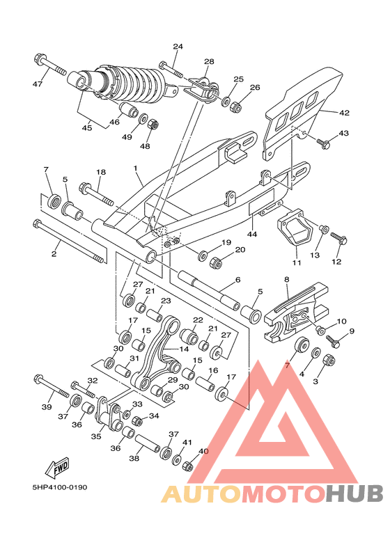 Rear arm. suspension