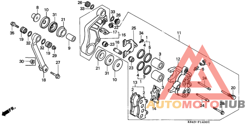 Передний суппорт