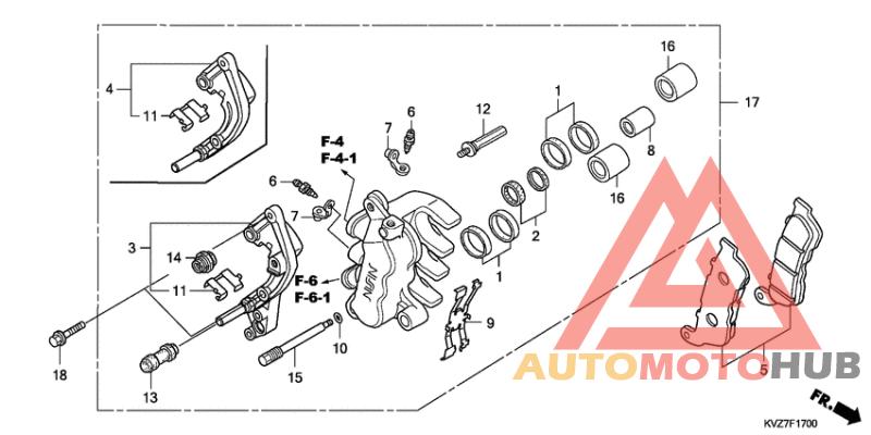 Передний суппорт