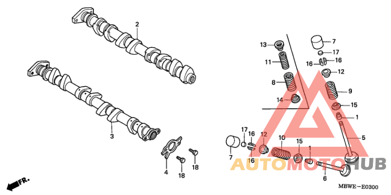 Распред вал/клапана