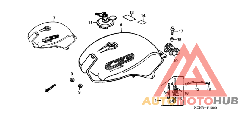 Fuel tank/fuel cock