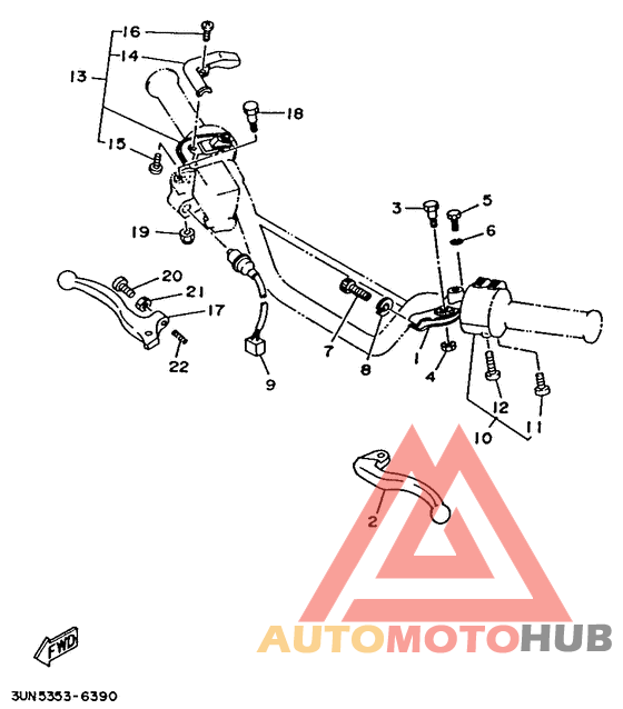 Handle switch. lever