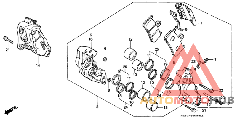 Передний суппорт