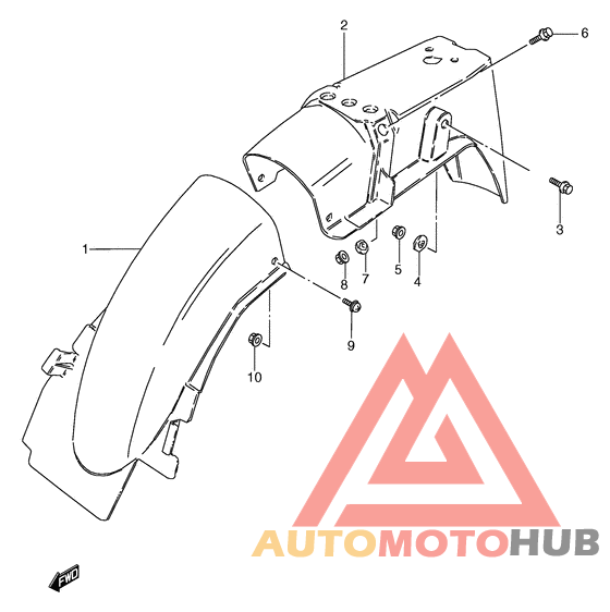 Заднее крыло