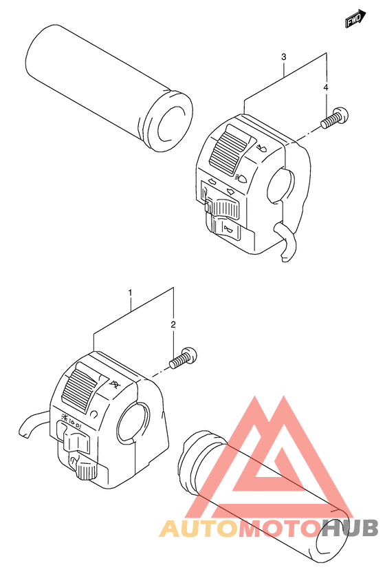Рулевой переключатель