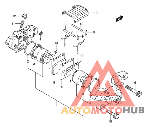 Задний суппорт