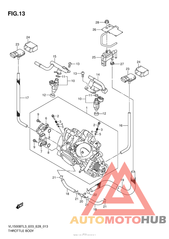 Throttle Body (Vl1500Btl3 E33)
