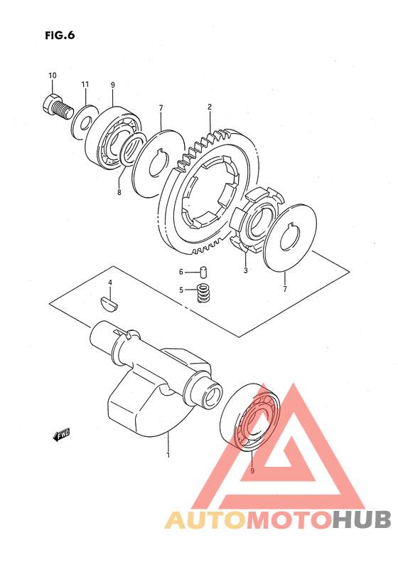 Балансир кривошипа