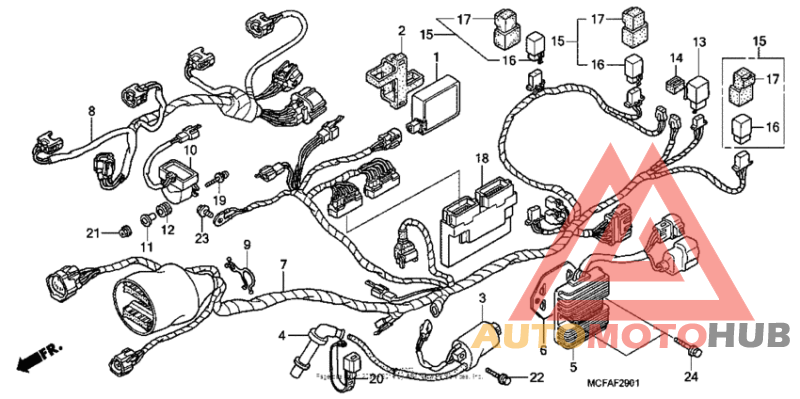 Wire harness (rr.)