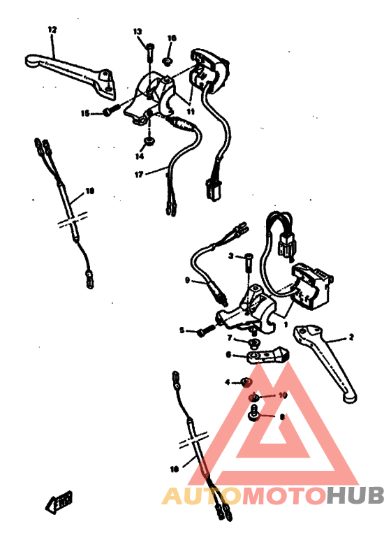 Переключатель руля рычаг