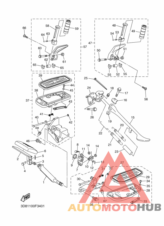 Support & repose pied