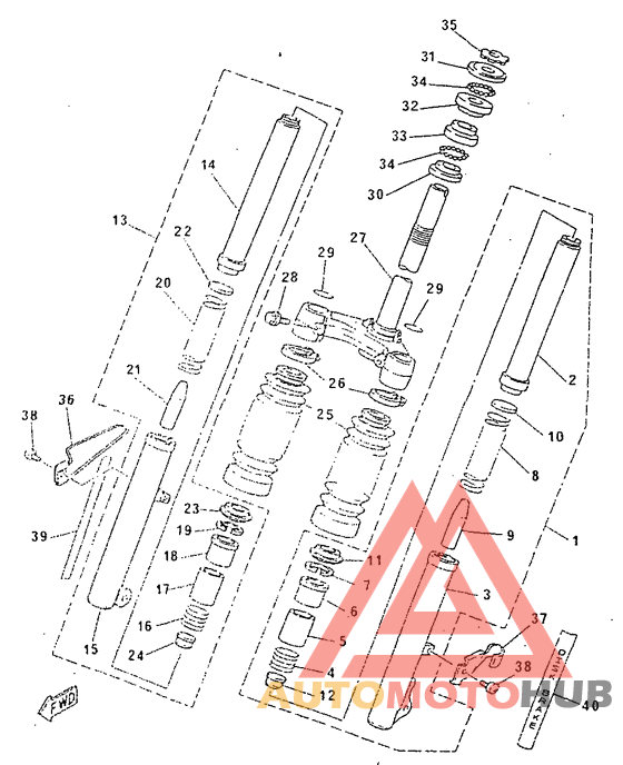 Передняя вилка
