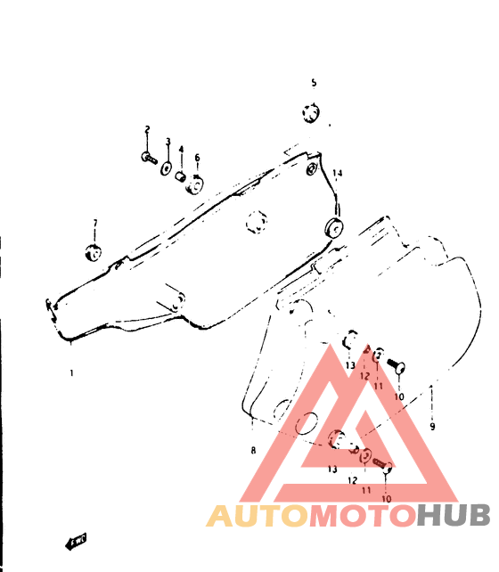 Обтекатель задний