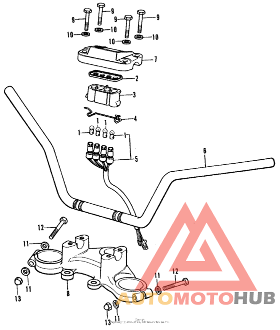 Handlebar + top bridge