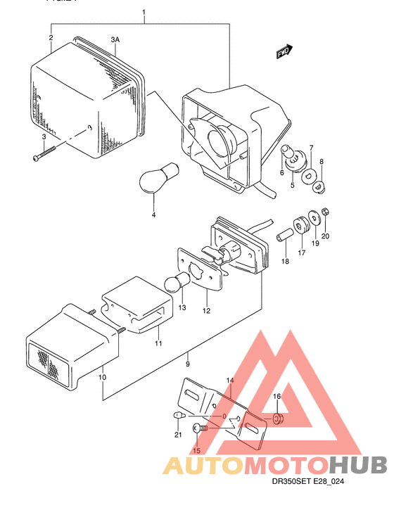 Задний фонарь